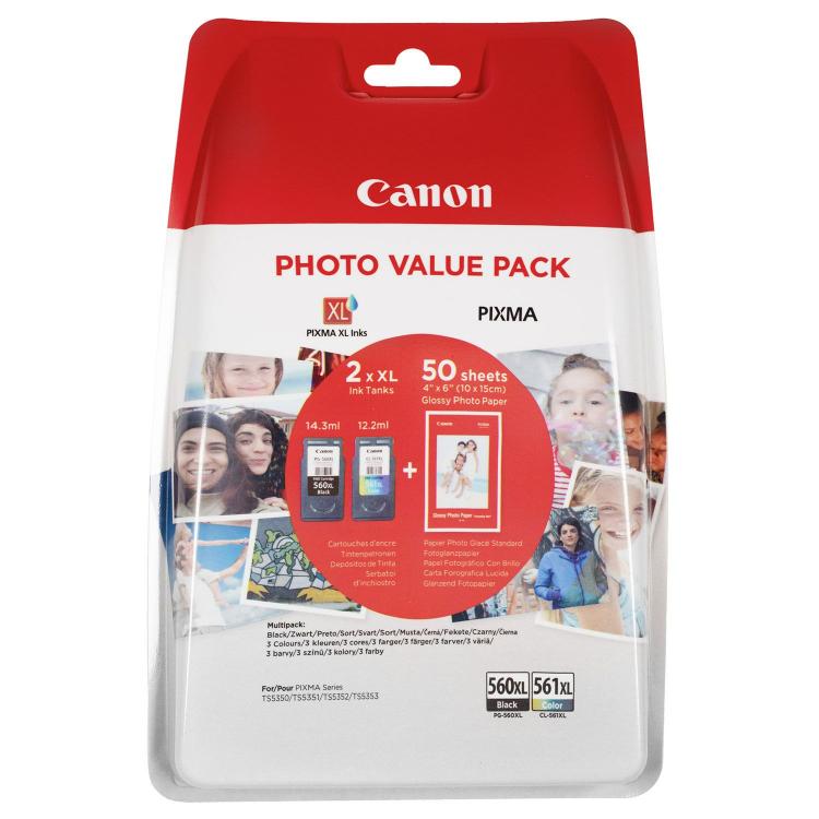 CANON CRG PG-560XL/CL-561XL PHOTO VALUE CANON CRG PG-560XL/CL-561XL PHOTO VALUE