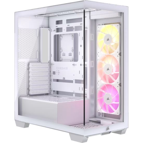 CORSAIR Case 3500X ARGB (Mid-Tower, TG, White)