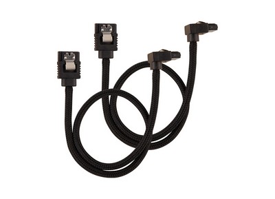 CORSAIR PRM SLV SATA CBL SET 90° BLK 30