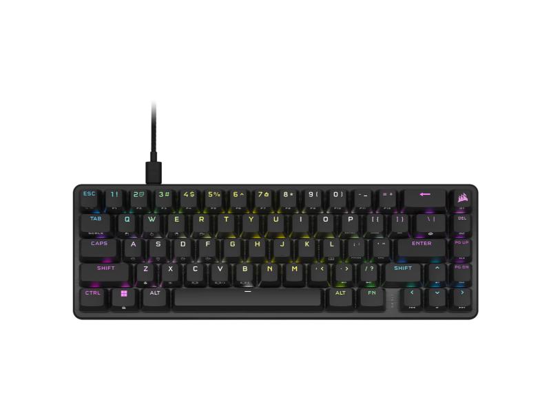 CORSAIR Wired Optical - Mechanica Gaming Keyboard K65 PRO MINI RGB 65% - Black