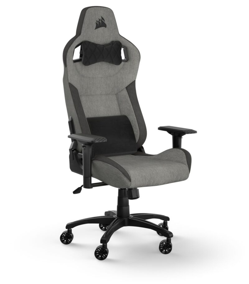 Corsair Gaming Chair T3 Rush Fabric(2023)- Grey/Charcoal - CF-9010056-WW
