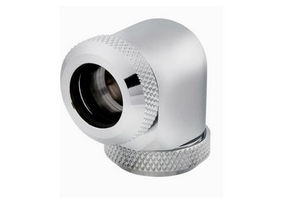 Corsair OD Fitting Pipe Hydro X Series XF Hardline 90° 12mm Twin Pack - Chrome - CX-9052021-WW