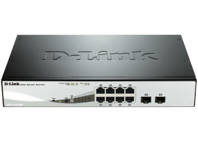 D-Link 8-port Smart Managed Gigabit Switch (DGS-1210-08P)