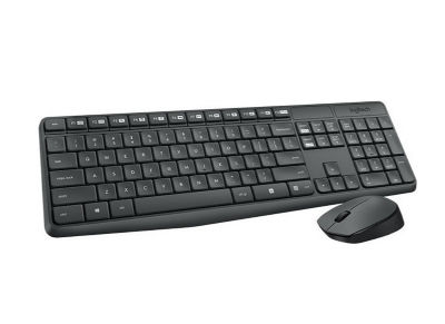 DESKSET WIRELESS LOGITECH MK235 GR