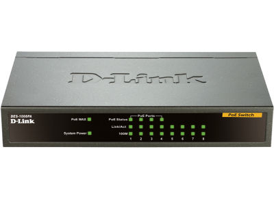 DLINK UNMANAGED SWITCH DES-1008PA