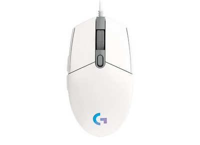GAM.MOUSE LOGITECH G102 LIGHTSYNC WHITE