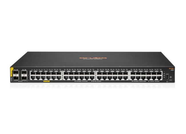 HPE Aruba 6100 48G Class4 PoE 4SFP+ 370W Switch (JL675A) HPE Aruba 6100 48G Class4 PoE 4SFP+ 370W Switch (JL675A)