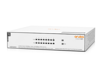 HPE Aruba Instant On 1430 8G Class4 PoE 64W Switch (R8R46A) HPE Aruba Instant On 1430 8G Class4 PoE 64W Switch (R8R46A)