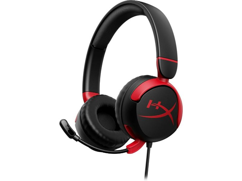 HyperX Cloud Mini On Ear Wired Gaming Headset Black/Red - 7G8F4AA