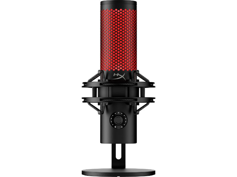 HyperX QuadCast 2 USB Microphone - Red Lighting - Black - 872V1AA