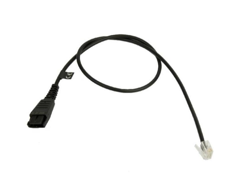 Jabra QD Cord to RJ45, straight, 0,5 meters
