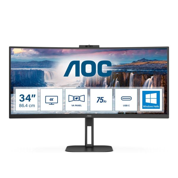 LED AOC CU34V5CW UWQHD VA CURVED 34''