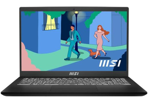 Laptop MSI Modern 15 B7M 15.6'' FHD IPS R5-7430U/16GB/512GB SSD/Win 11 Home/2Y/Classic Black