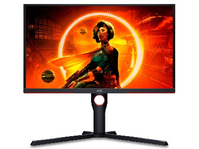Monitor AOC 25G3ZM 24.5'' FHD VA 240Hz 1ms, HDMI, Diplayport, Tilt, Height Adjustable, Swivel, Pivot, 3Y - 25G3ZM