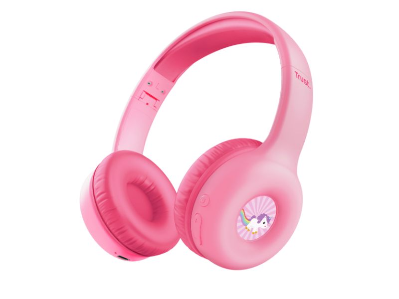 NOUNA WIRELESS KIDS HEADPHONES – PINK