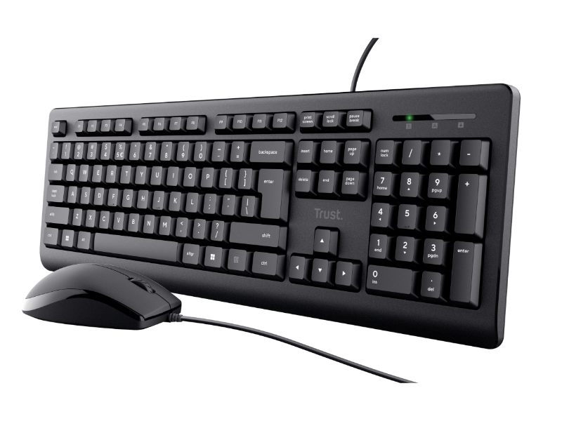 TRUST PRIMO KEYBRD & MOUSE SET UK 23974