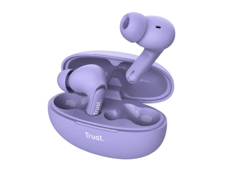 TWS EARBUDS TRUST BT YAVI  PURPLE 25297