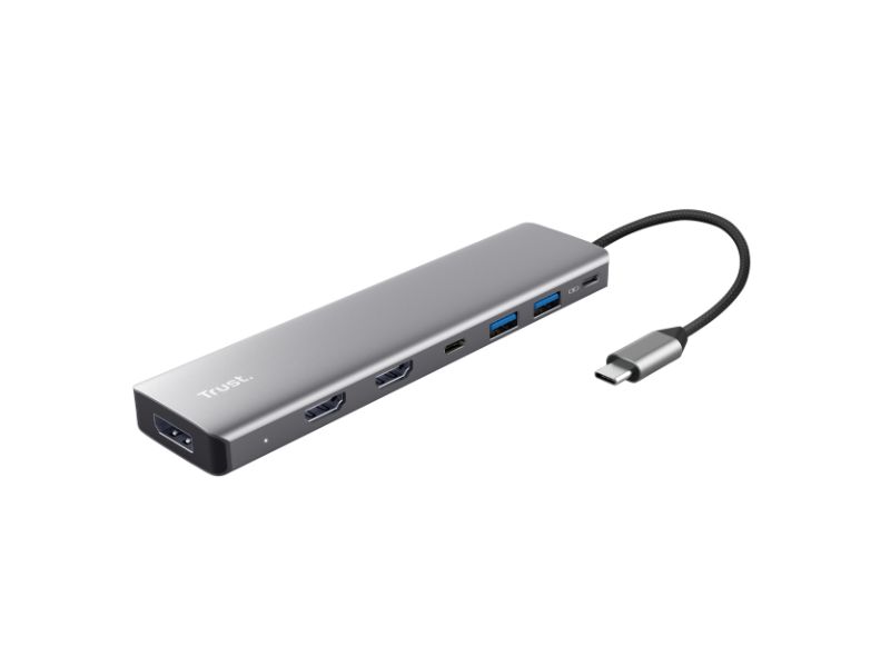 Trust adapter USB-C DALYX 7-IN-1 / 2 C - 2 USB - 3 HDMI 25661